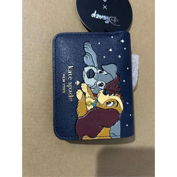 Kate Spade Disney Lady and the Tramp Small Bifold Wallet - Picture 3 of 5